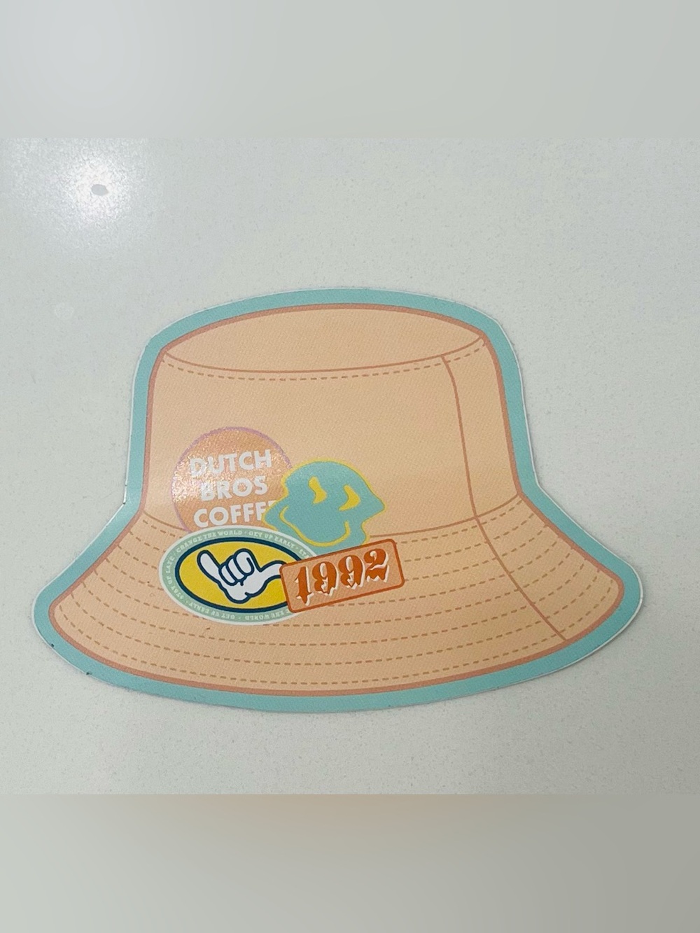 Dutch Bros Bucket Hat Sticker New